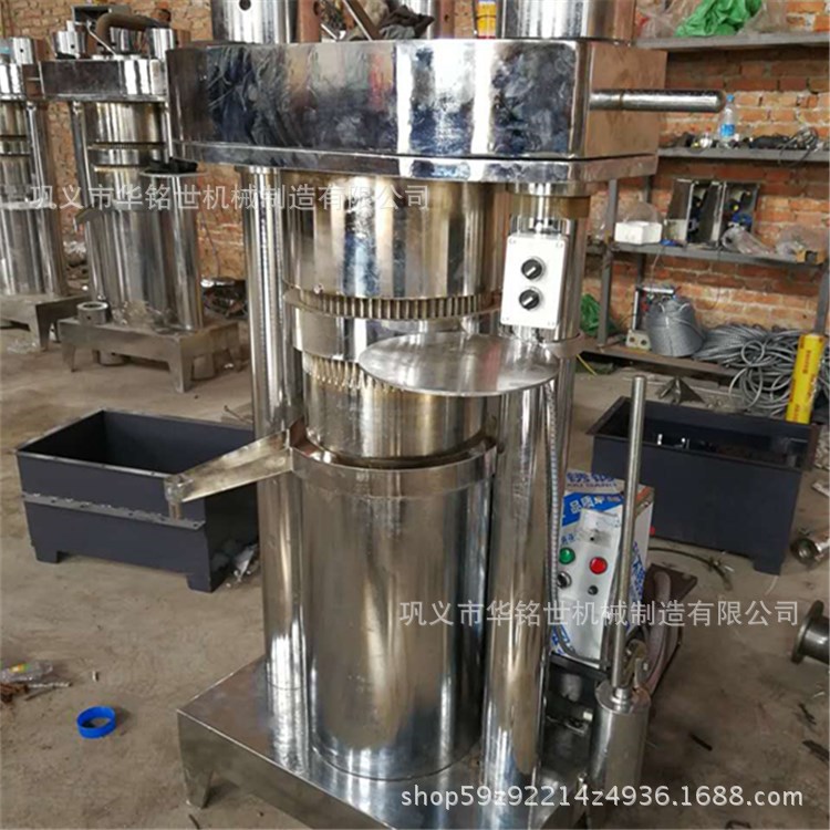 液压榨油机 香油机 芝麻胡麻榨油机 油可加工多种油料作物  全自动液压香油机  油坊专用榨油机  不锈钢液压香油机