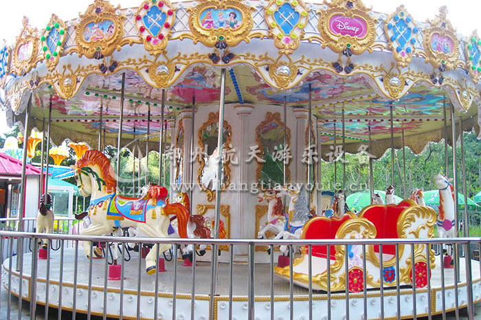 航天游乐推出大型游乐设备24座豪华旋转木马  2019爆款  厂家直销  厂家批发