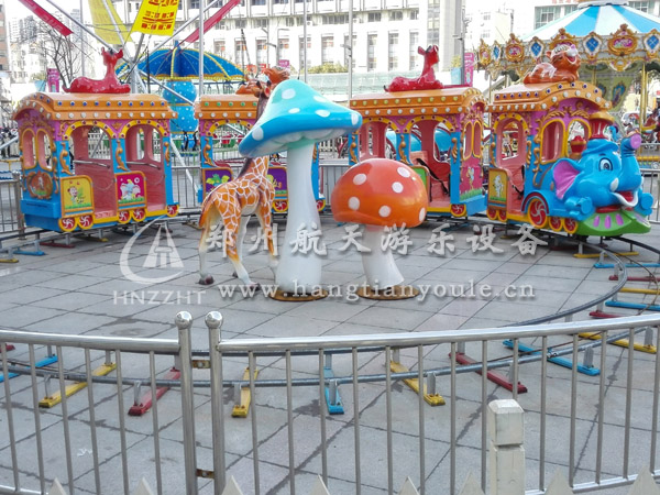 航天游乐厂家批发大象火车游乐设施  2019爆款  厂家直销