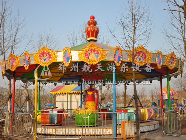 航天游乐特推6杯咖啡杯游乐设备  2019爆款  厂家直销  厂家批发