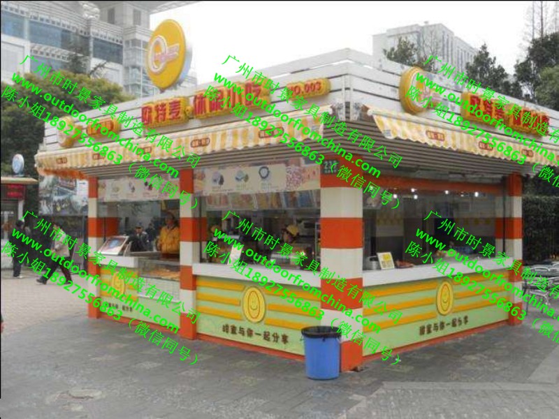 美食街防腐木爆米花售卖车 商场冰淇淋售卖亭 厂家直销  移动售货车  多元化售货车  多功能售货车