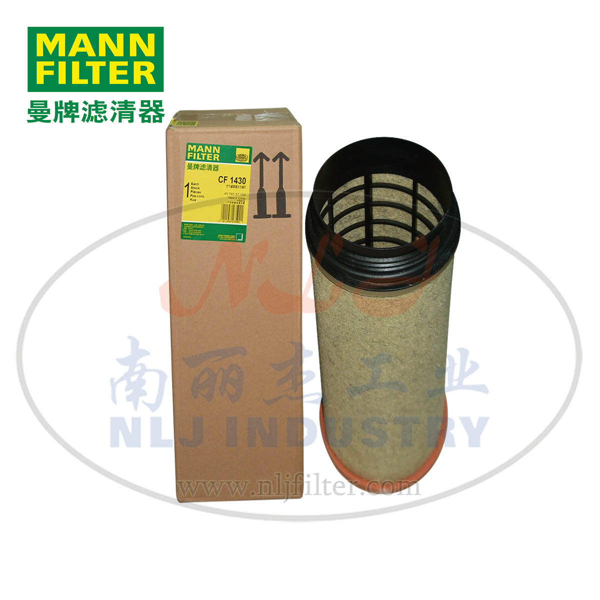 MANN-FILTER(曼牌滤清器)安全芯CF1430  曼牌滤清器安全芯