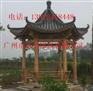 古建六角凉亭，木结构四角亭子，中式仿古八角亭