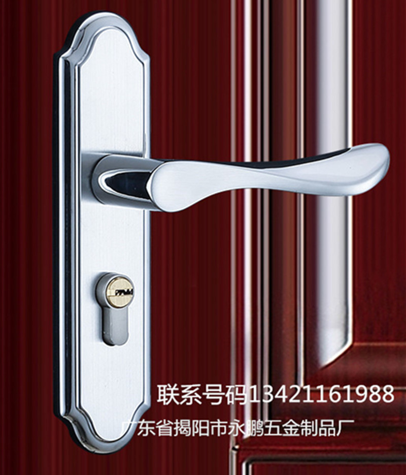 304不锈钢铜锁芯室内卧室门锁房门锁静音执手锁  304不锈钢锁具  304不锈钢室内锁  304不锈钢房门锁