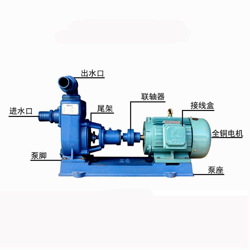 佛山水泵厂3KW抽水泵卧式自吸泵2TC-22  TC自吸泵  增压泵