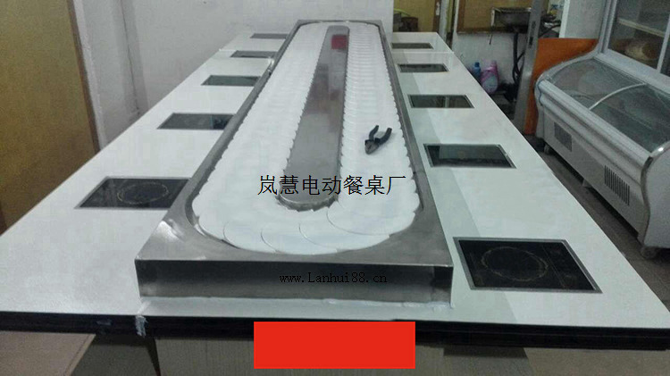 旋转寿司回转麻辣烫设备定做包邮免费安装  旋转火锅设备  转转火锅设备  回转火锅设备