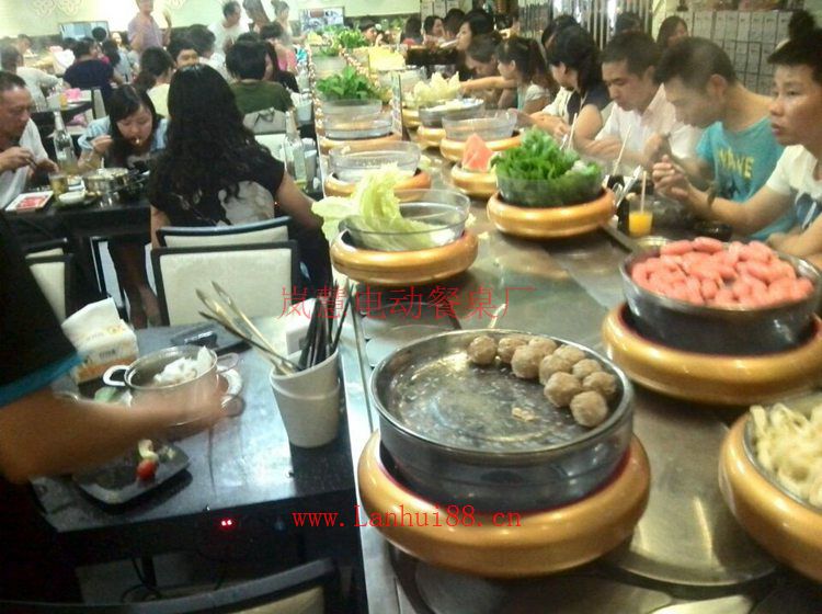 火锅寿司麻辣烫专用旋转设备定做包邮包安装  旋转火锅设备  转转火锅设备  回转火锅设备