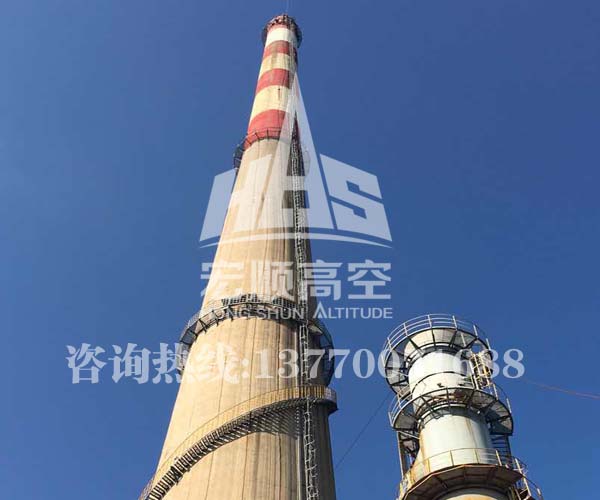 澳门烟囱粉刷航标——宏顺建设
