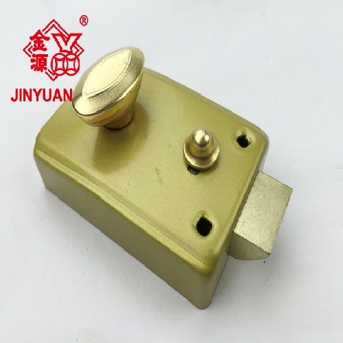 506木门锁制造商-广东新品708金色门  708金色门锁02