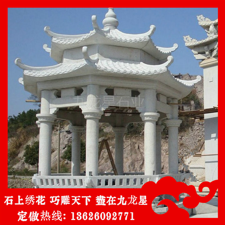 单层石凉亭 石雕凉亭价格 仿古凉亭哪家好