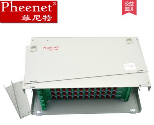 光纤配线架接线图片odf配线架尺寸odf架固定光缆教程  菲尼特  配线柜