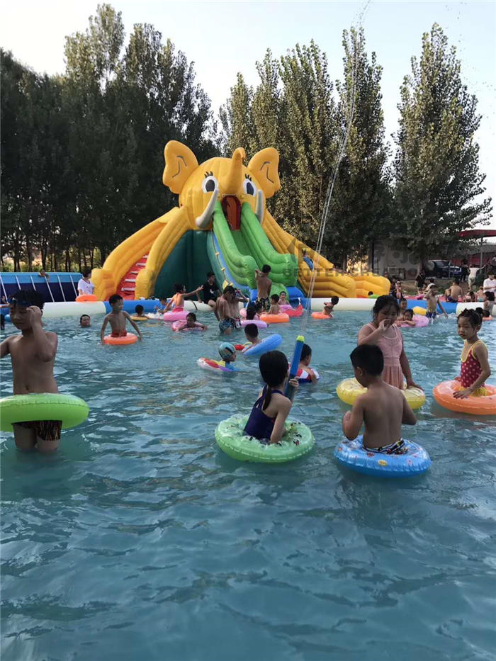 佰特单品水滑梯 小猪佩奇小黄人现货直销&nbsp;&nbsp;充气水滑梯&nbsp;&nbsp;水上游乐设备&nbsp;&nbsp;移动水上乐园