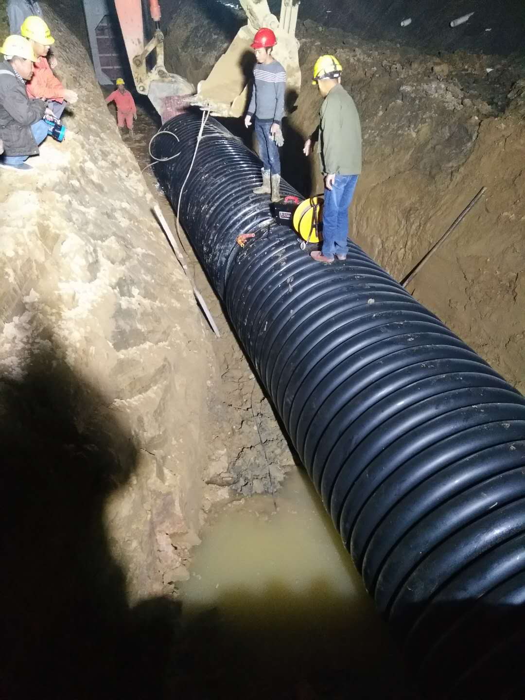 孝感市HDPE缠绕结构壁污水管克拉管采购报价批发  缠绕增强管  排污管