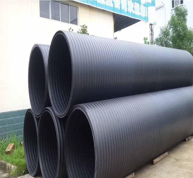 孝感市HDPE缠绕增强A型管排污管排水管价格  中空壁管  雨水管