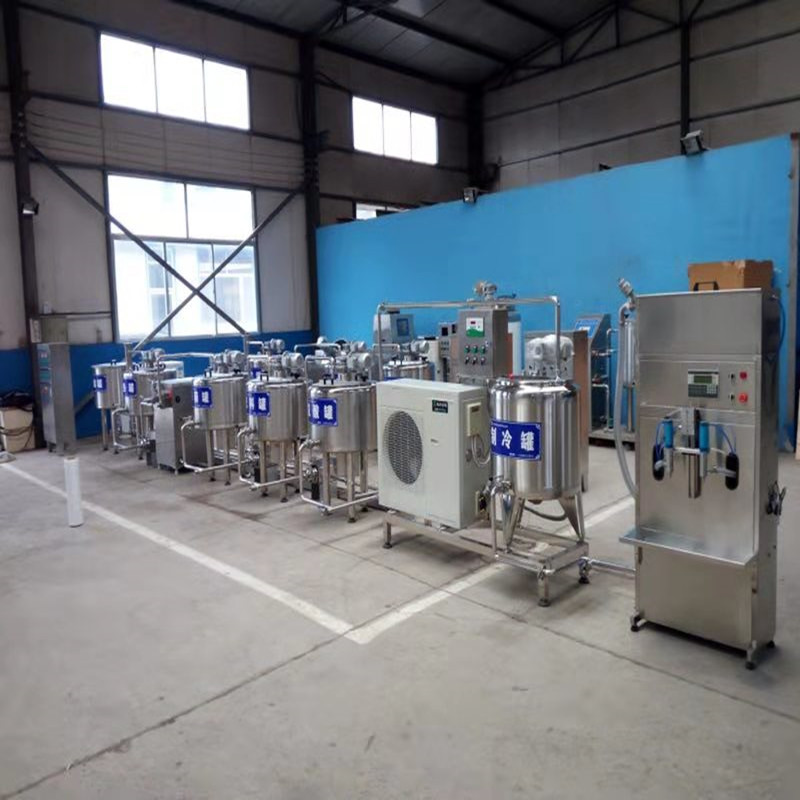 酸奶全套加工设备 酸奶流水线 凝固型酸奶加工设备  酸奶设备全套流水线  不锈钢酸奶制冷罐  小型酸奶生产设备