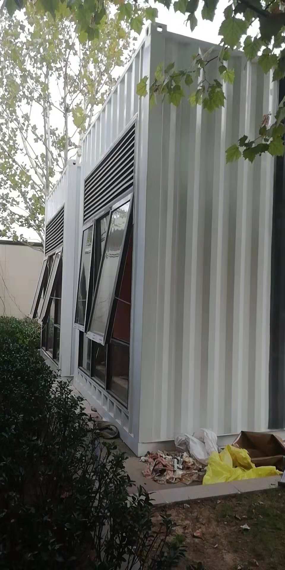 住人集装箱房铁箱样板间售楼部  集装箱别墅