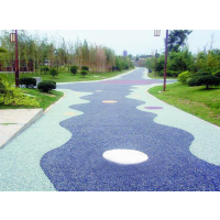 透水胶粘石的路面应用效果&nbsp;&nbsp;彩色路面&nbsp;&nbsp;防滑路面&nbsp;&nbsp;胶粘石路面