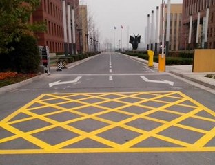 道路热熔标线  停车位划线厂家  热熔划线  车位标线  道路标线