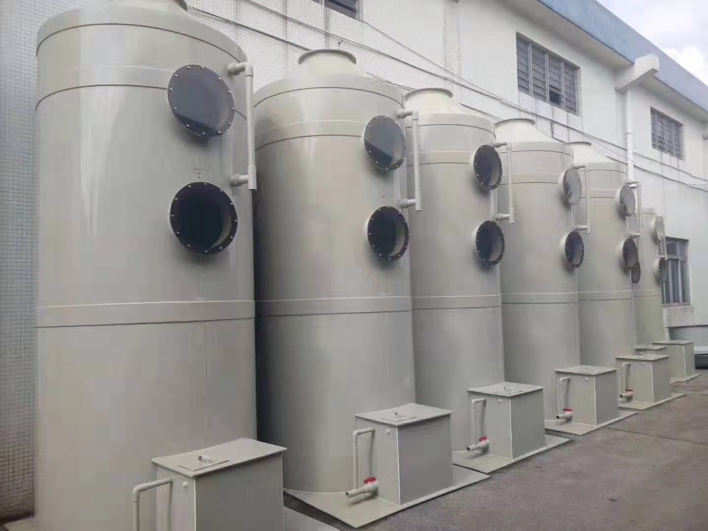 厂家直销喷淋塔除臭 喷淋塔 废气喷淋塔 加工定制  除臭喷淋塔  废气设备  pp喷淋塔