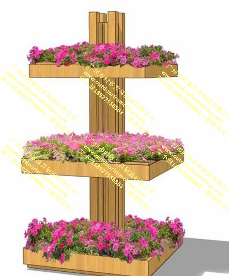 绿化实木花箱，住宅阳台庭院实木花箱步行街景观花箱  防腐木花箱  花箱批发  厂家直销