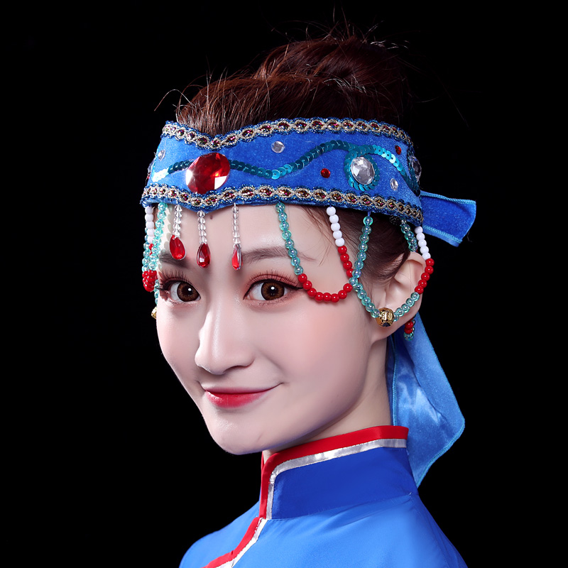 蒙古舞蹈服装少数民族中国风成人草原风蒙古服饰  蒙古演出服