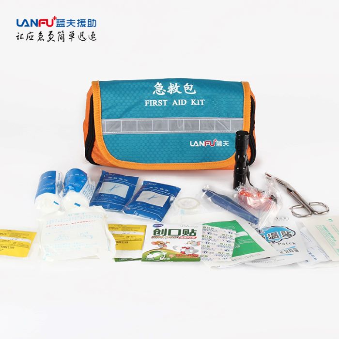 车载便携家庭旅行学校医院急救包 蓝夫LF-12003急救包  车载急救包  学校急救包  单位急救包