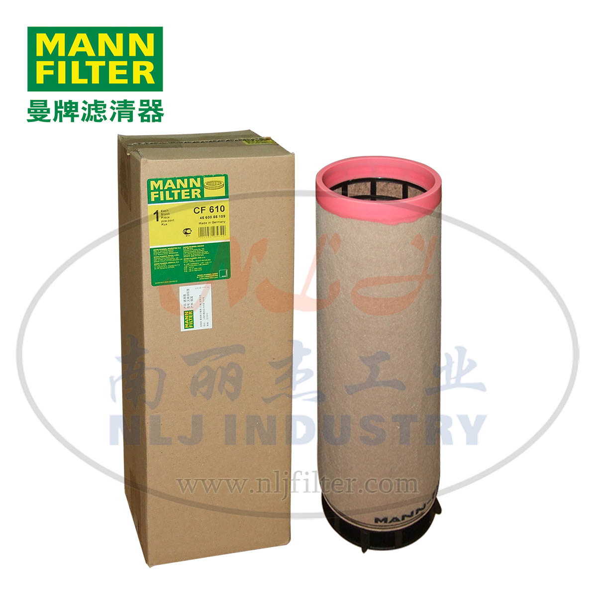 MANN-FILTER(曼牌滤清器)安全芯CF610  曼牌滤清器空滤