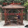 花园实木凉亭，户外防腐木亭子，广州古建木质凉亭