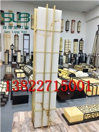 白色方形仿云石壁灯休闲娱乐场所现代特色壁灯走廊路灯  休闲娱乐场所壁灯
