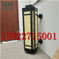 中式仿古LED特色壁灯休闲娱乐场所走廊楼道仿云石壁灯  中式仿古壁灯  酒店LED壁灯