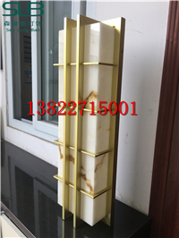 小区门口方形仿云石壁灯防水LED壁灯酒店门口中式壁灯  方形壁灯  酒店门口壁灯