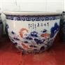 温州供应酒店风水摆件大缸 一米陶瓷大缸 青花缸厂家