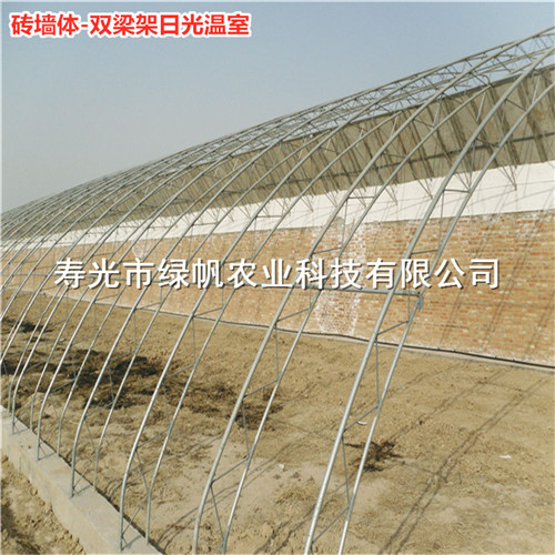 全钢架日光温室 冬暖式大棚 蔬菜大棚骨架