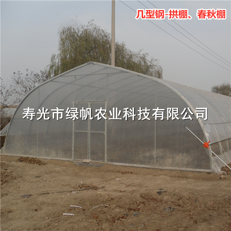 几字钢拱棚 春秋棚 大棚骨架几型钢 椭圆管  几字钢骨架  拱棚建设  拱棚造价