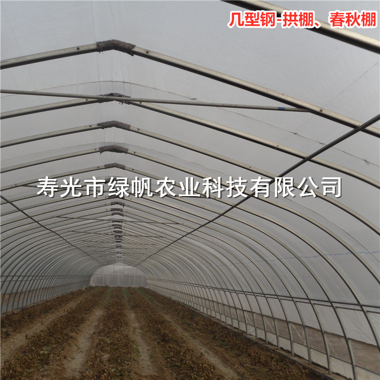 几字钢拱棚 春秋棚 大棚骨架几型钢 椭圆管  几字钢骨架  拱棚建设  拱棚造价