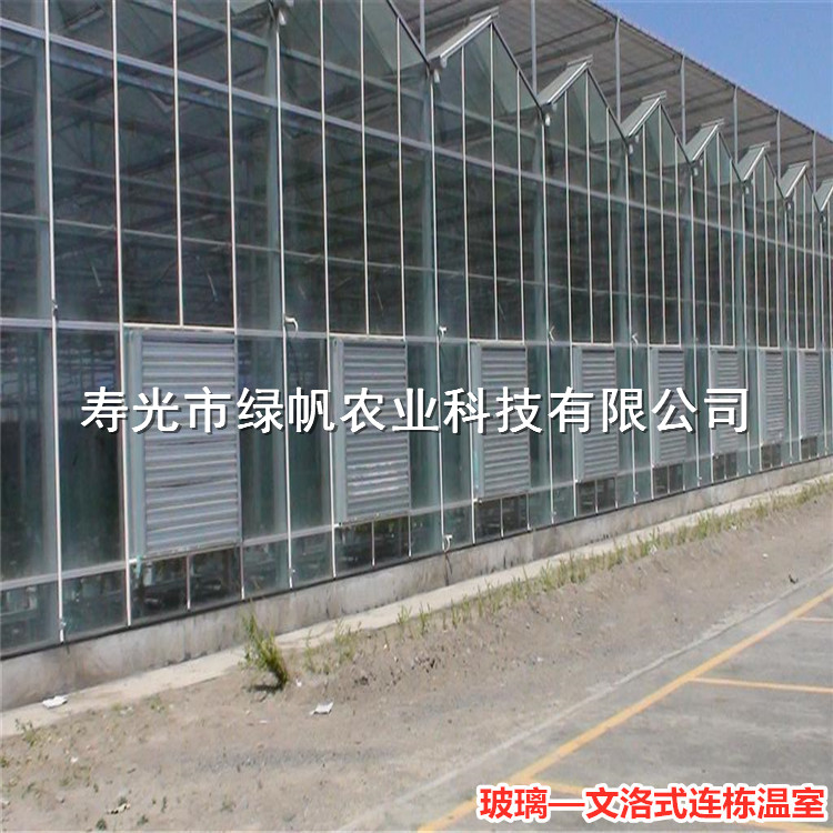 玻璃文洛式连栋温室 连栋温室骨架 尖顶温室  文洛式联动温室  智能温室  玻璃连栋