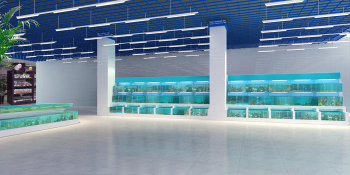 佛山海鲜鱼池图片、海鲜鱼池厂家定制 海鲜池制作 酒店海鲜池 三层海鲜鱼池