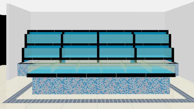 深圳海鲜池图片、海鲜鱼池设计图定做  酒店海鲜池  海鲜鱼池安装  三层海鲜池