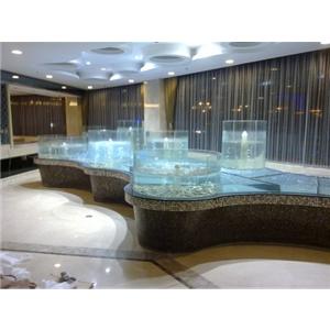 深圳海鲜池设计、海鲜鱼池制作制作  超市海鲜池  酒店海鲜池  三层海鲜鱼池