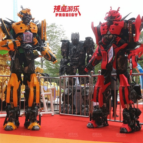 郑州神童机器人变身衣新型游乐设备价格厂家直销 新型神童机器人变身衣 神童机器人变身衣价格