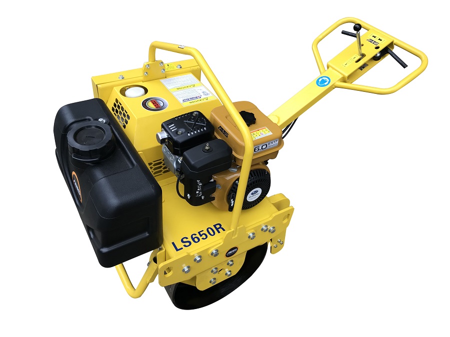 低价卖艾特森LS650R单钢轮压路机压实快  手扶压路机