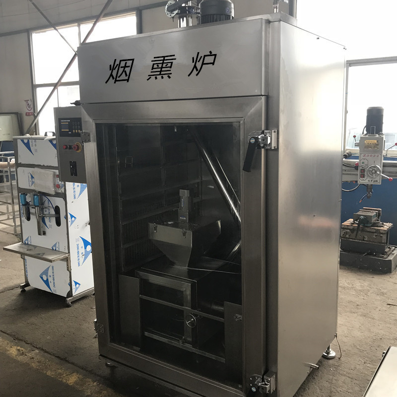 哈尔滨红肠烟熏炉 制作红肠烟熏炉  蛋肠烘烤烟熏炉  腊肉香肠烟熏炉  全自动香肠烟熏炉