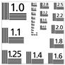 ISO分辨率测试卡(1 -18 LP/mm)
