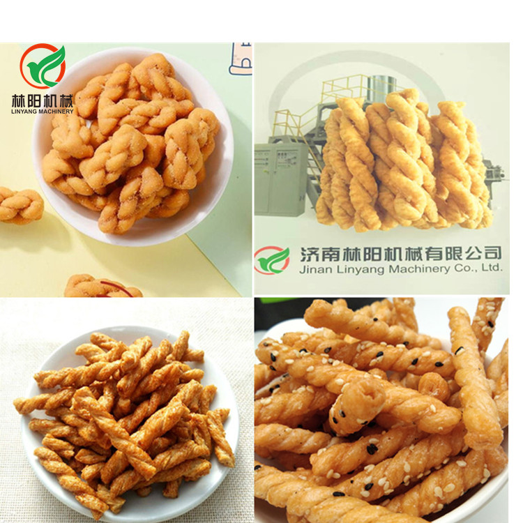 膨化食品小麻花生产设备  小麻花生产机械  小麻花机械设备