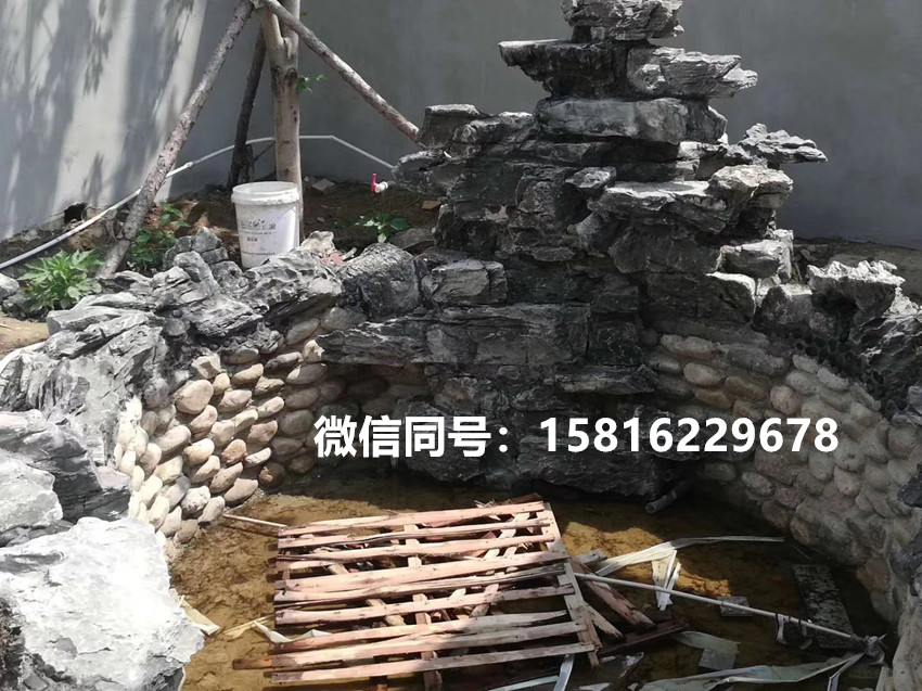 低价大型直销英德石 工程石驳岸石 小区英石效果图