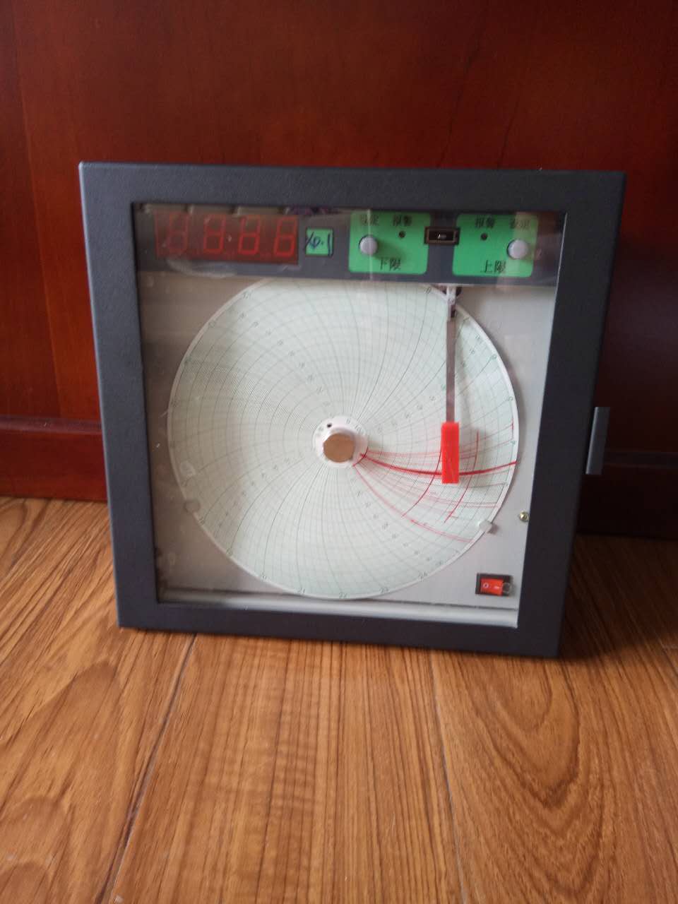 中原图记录仪圆盘走纸压力温度记录仪