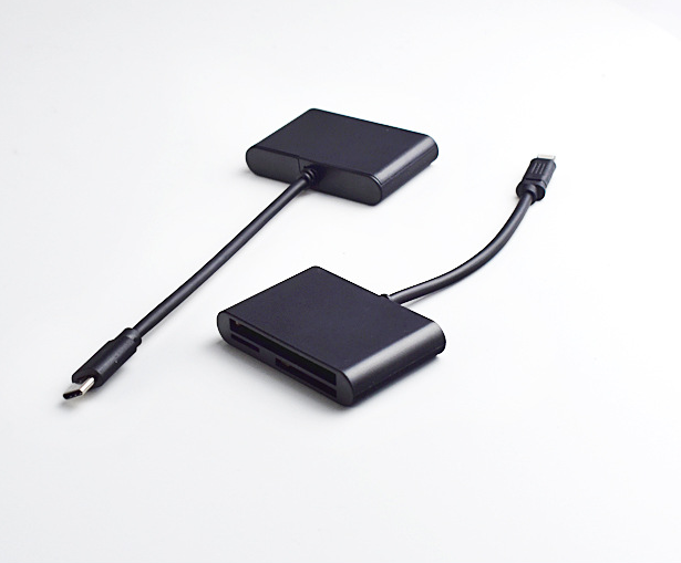 type c三合一读卡器usb otg读卡器  转接头
