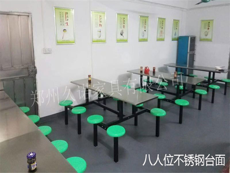 郑州快餐桌，员工餐厅快餐桌，优质快餐桌厂家  餐桌椅
