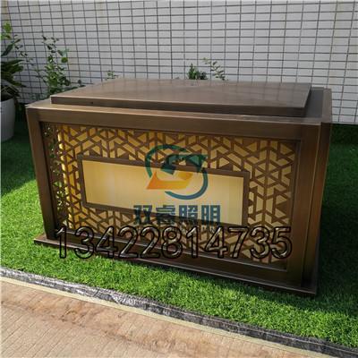 中式户外门口地灯售楼部景观矮灯特色矮柱灯