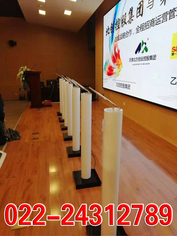 天津发光手印立柱亚克力手掌按钮启动仪式道具出租租赁